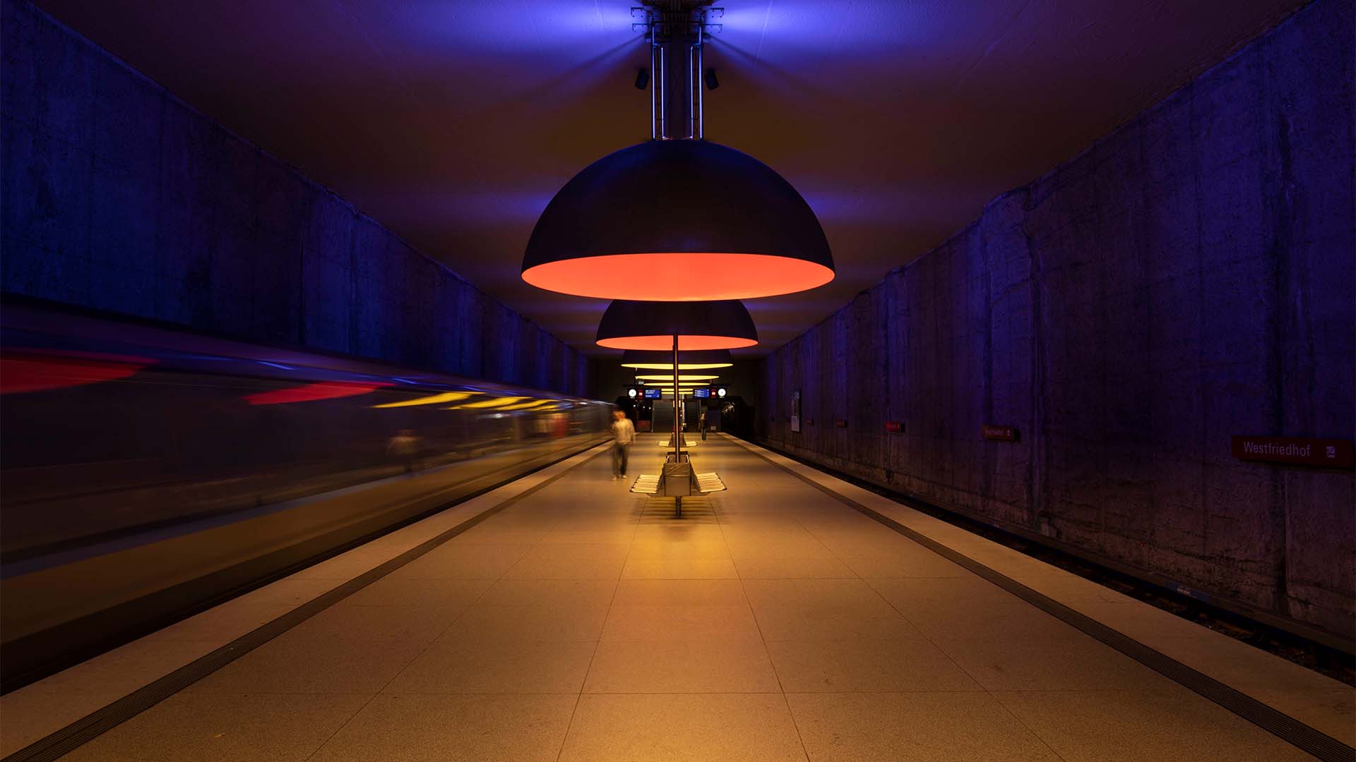U-Bahn Westfriedhof, München